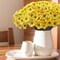 20 Bundles Artificial Flowers Outdoor UV Resistant Fake Yellow Summer (Yellow) 16.14"D x 2.7"W x 2.3"H